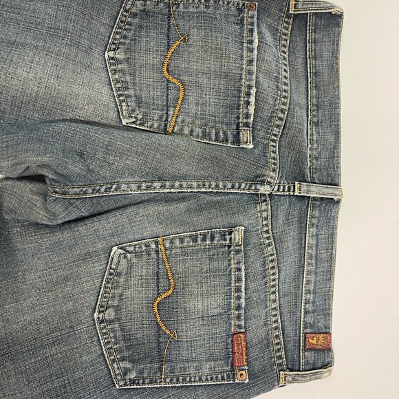 Seven For All Mankind Denim Flare Jeans 7FAM 28x28 - Picture 2 of 10